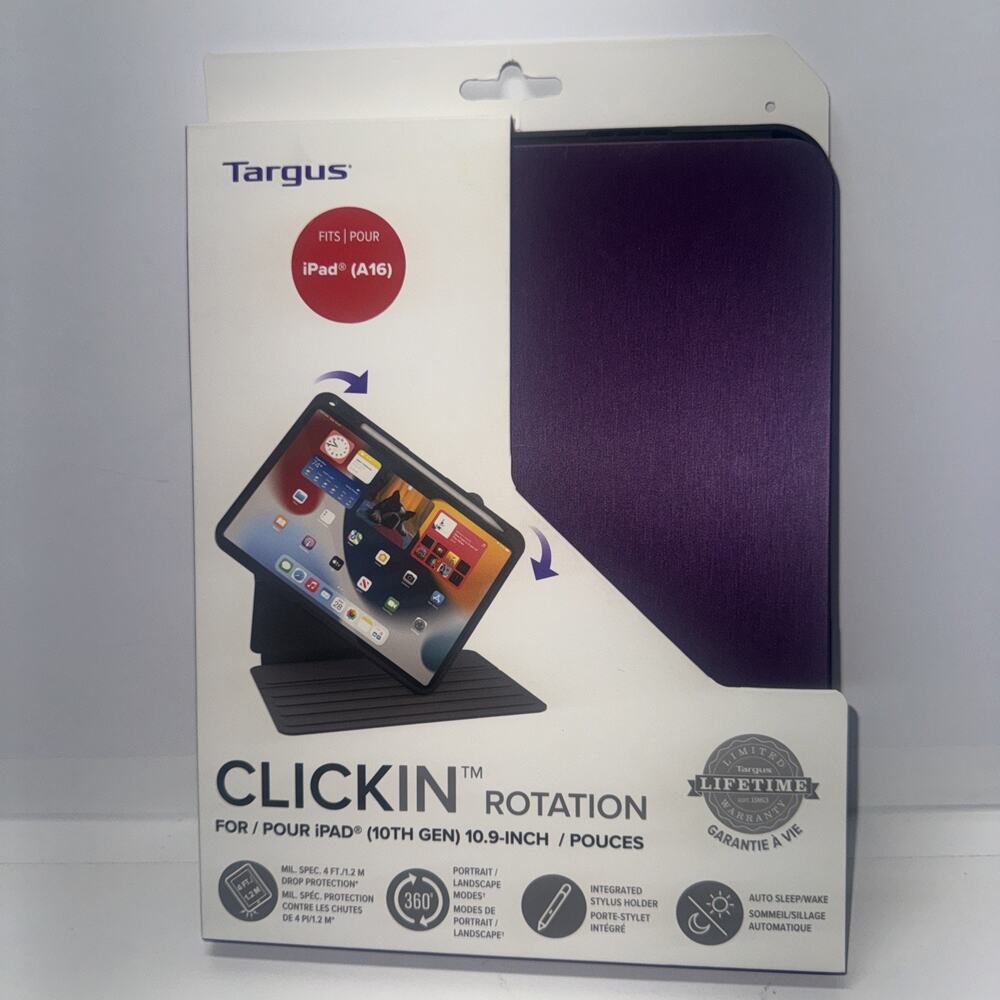 Targus® Click-In™ Rotating Case for iPad® (10th gen.) 10.9-inch/Pouces